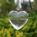 New Clear Heart Shape Glass Hanging Vase Bottle Terrarium Container Plant Flower Table Weddisgsng Garden Decor